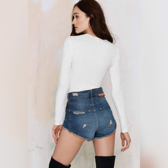 Nasty Gal Bodysuit - White (S) - Picture 2 of 6